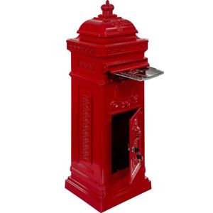 Tuin 27741 Poštovní schránka starožitná antik - červená