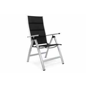 Garthen 35211 Luxusní zahradní židle s polstrováním, černá