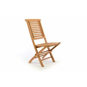 Divero Hantown 36876 Skládací zahradní židle - týkové dřevo