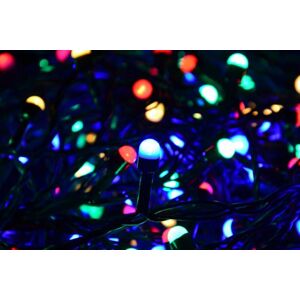 Nexos 28708 Vánoční LED osvětlení 20 m - barevné, 200 MAXI LED diod
