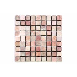 Divero Garth 9649 Mramorová mozaika - červená obklady 1ks - 30 x 30 cm