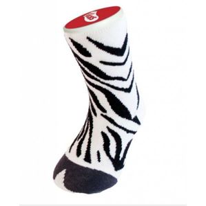 dětské bláznivé ponožky zebra