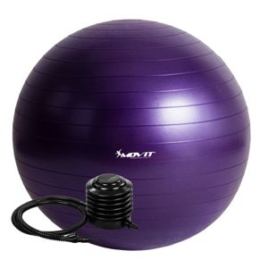 MOVIT 54114 Gymnastický míč s pumpou - 75 cm - fialová