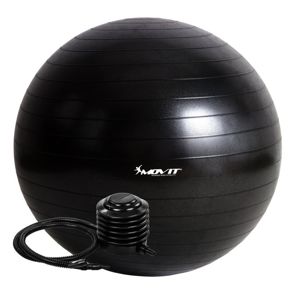 MOVIT 54098 Gymnastický míč s pumpou - 85 cm - černý