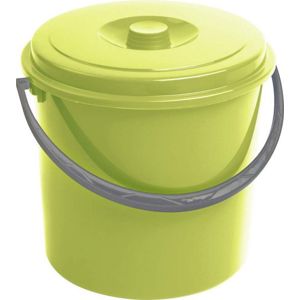 Curver kbelík s víkem zelený 10 l 03206-114