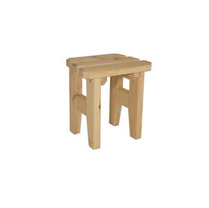 Gaboni Zahradní dřevěná stolička I. - bez povrchové úpravy