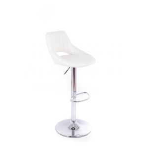 G21 Aletra 57559 Barová židle koženková white