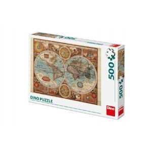 Dino Mapa světa 500 dílků