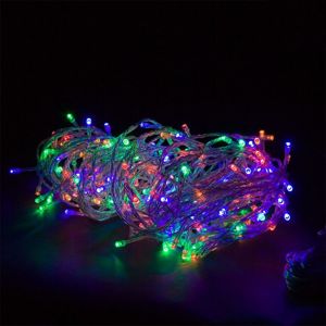 VOLTRONIC® 59580 Vánoční LED osvětlení 10 m - barevné 100 LED BATERIE