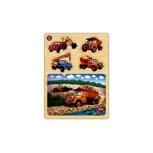 Tatra Puzzle dřevěné 13dílků + vkládačka v lomu 22x30x1cm 1+
