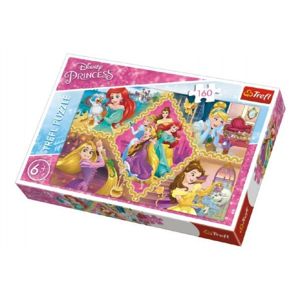 Trefl Princezny Disney koláž 41 x 27,5 cm v krabici 29 x 19 x 4 cm 160 dílků