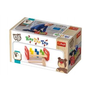 Wooden Toys Zatloukačka s kladívkem dřevěná v krabici 22,5x12,5x10,5cm 12m+