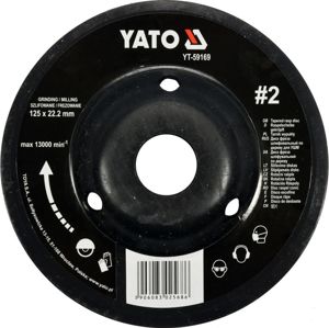Yato Rotační rašple úhlová jemná 125 mm typ 2