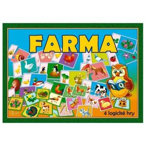 Farma 4 logické hry společenská hra v krabici 20 x 29 x 4 cm