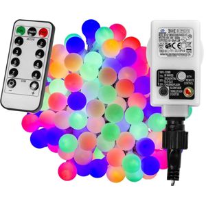 VOLTRONIC® Párty LED osvětlení 20 m - barevné 200 diod + ovladač