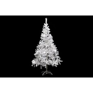 Nexos 32994 Umělý vánoční strom s třpytivým efektem - 180 cm, bílý