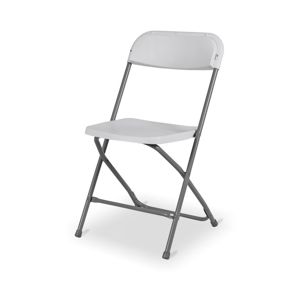 Skládací cateringová židle - bílá