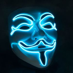 Maska se světelným LED efektem anonymus