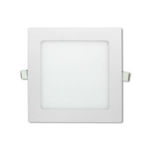 LED stropní panel čtvercový 12 W, teple bílá