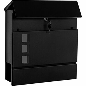 Garthen 87317 Poštovní schránka Turín, 370 x 370 x 110 cm, černá
