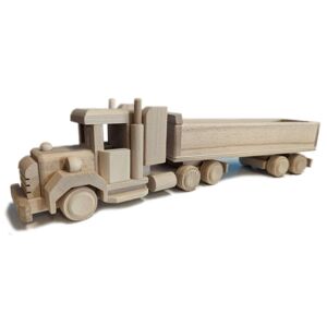 Dřevěný kamion USA, 48 x 10 x 12 cm