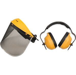 Vorel 93340 Helma se sítěným štítem + chrániče sluchu